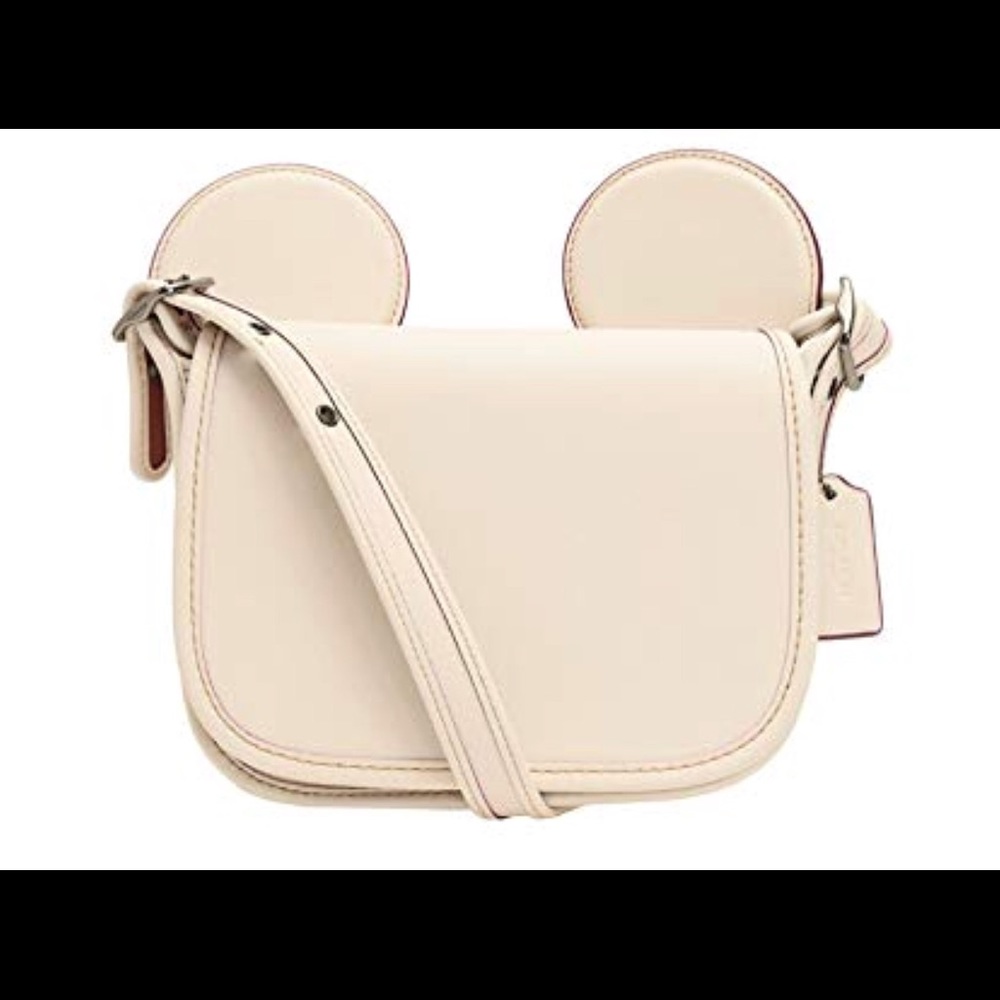 Disney x Coach Crossbody White Purse with Ears